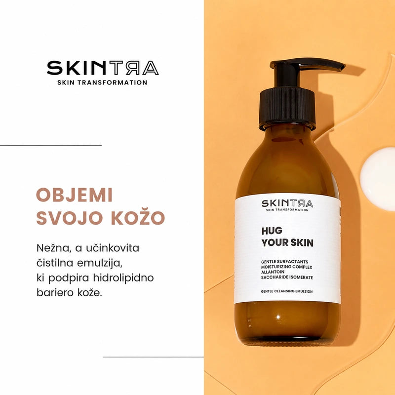 Skintra Hug Your Skin nežna čistilna emulzija za obraz 200 ml