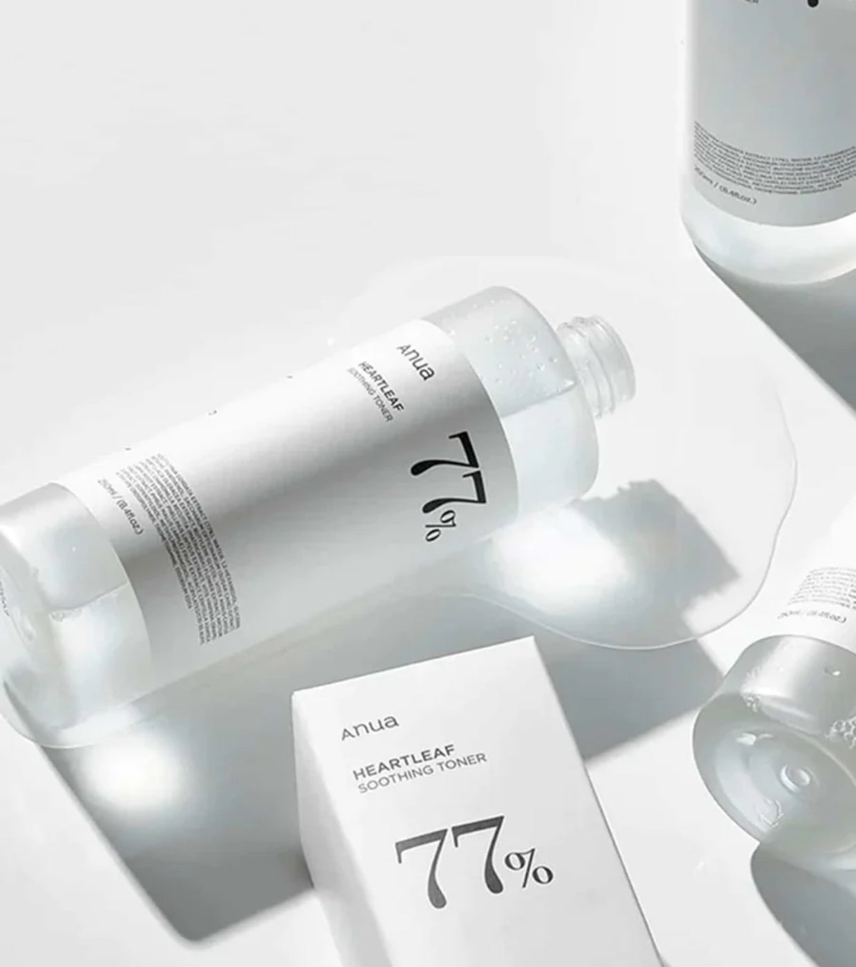 Anua Heartleaf 77% Toner – nanos na obraz, vidno pomiritev in zmanjšanje rdečice