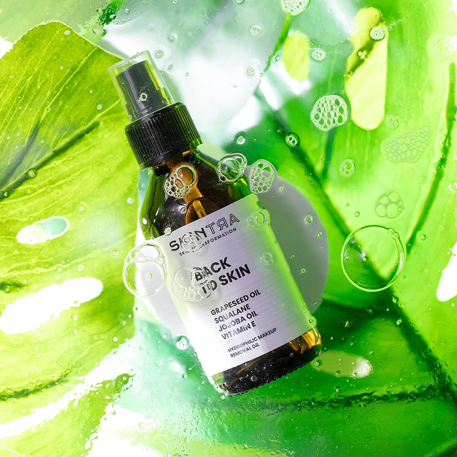 SkinTra- Olje za odstranjevanje ličil s skvalanom in vitaminom E 100ml