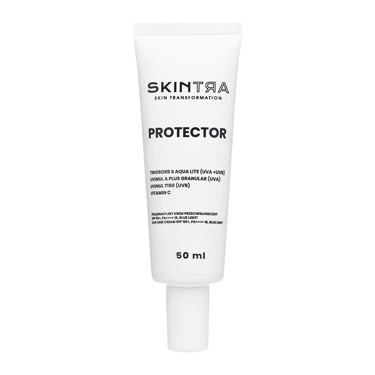 SkinTra - Krema za sončenje in nego kože SPF 50+/PA++++,IR+modra svetloba- 50ml