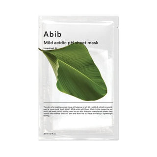 Abib Mild Acidic pH maska v obliki tkanine Heartleaf Fit 30 ml