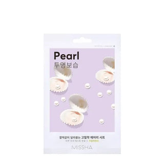Missha Airy Fit posvetlitvena maska v obliki tkanine Pearl 19 g