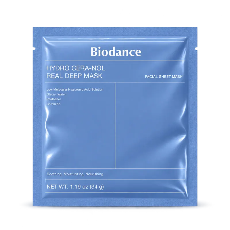 Biodance – Hydro Cera-Nol Real Deep Mask vlažilna hidrogelna maska s ceramidi 34 g