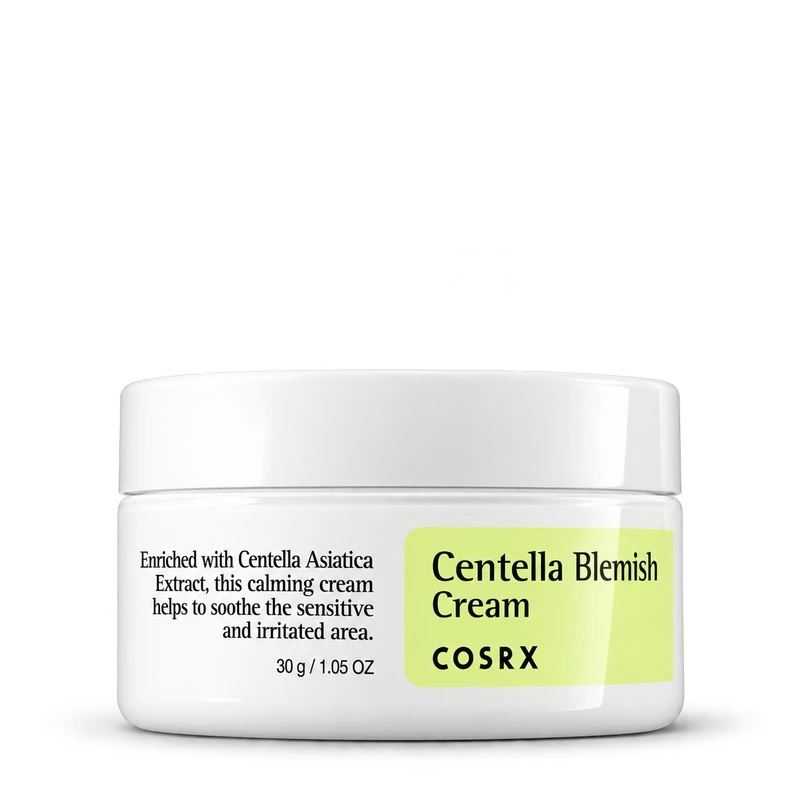 COSRX – Centella Blemish Cream pomirjujoča krema za nepravilnosti 30 g