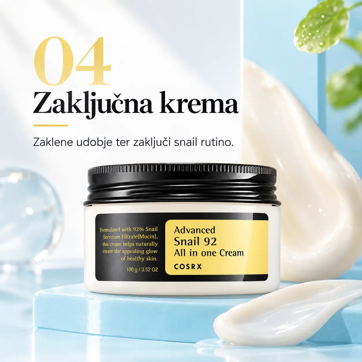 COSRX Complete Snail Routine – 4-koračna rutina s polžjim filtratom