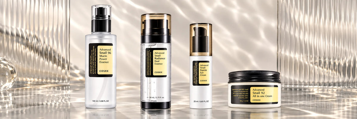 COSRX Complete Snail Routine – 4-koračna rutina s polžjim filtratom