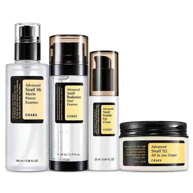 COSRX Complete Snail Routine – 4-koračna rutina s polžjim filtratom