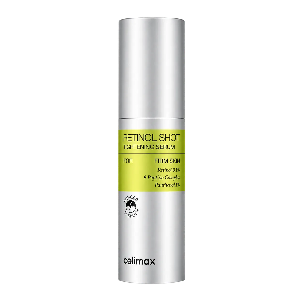 Celimax – The Vita A Retinol Shot Tightening Serum učvrstitveni serum z 0,1 % retinola in 9 peptidi 30 ml