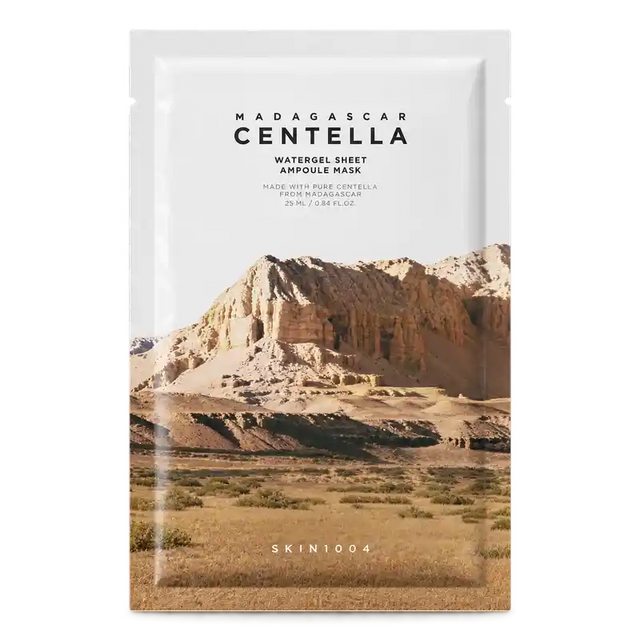 SKIN1004 – Madagascar Centella Watergel Sheet Ampoule Mask pomirjujoča maska s centello 25 ml