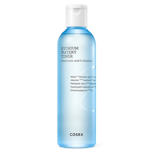 COSRX – Hydrium Watery Toner vlažilni tonik s hialuronsko kislino in pantenolom 150 ml