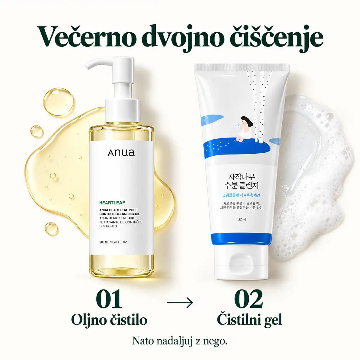 Double Cleanse Duo – 2-koračno dvojno čiščenje za obraz