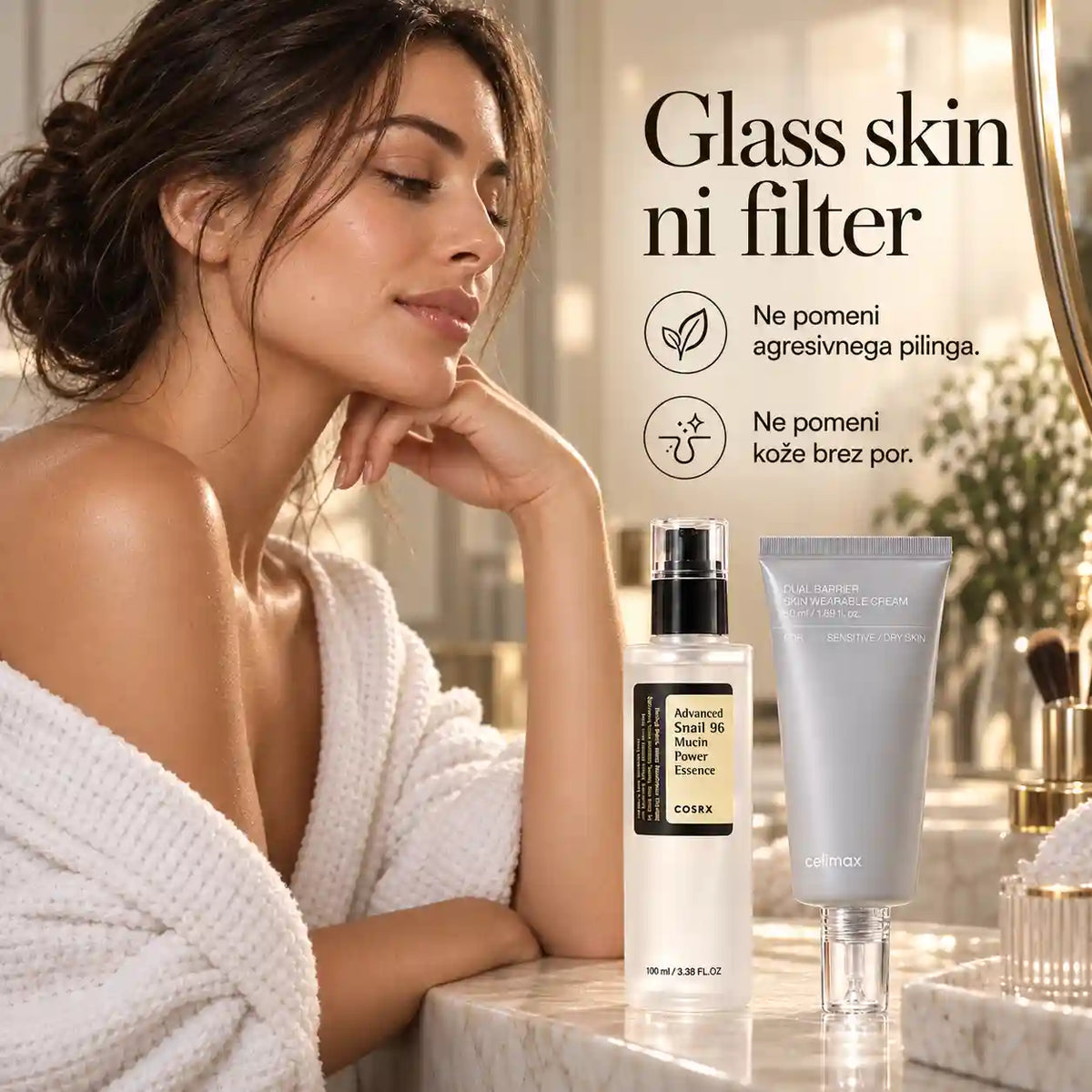 Glass Skin Glow – večerna rutina za gladko in sijočo kožo