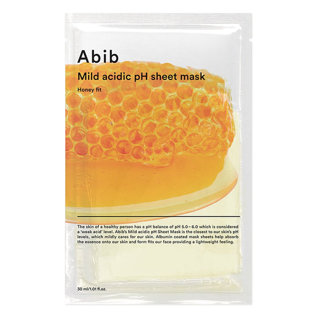 Abib Mild Acidic pH maska v obliki tkanine Honey Fit 30 ml