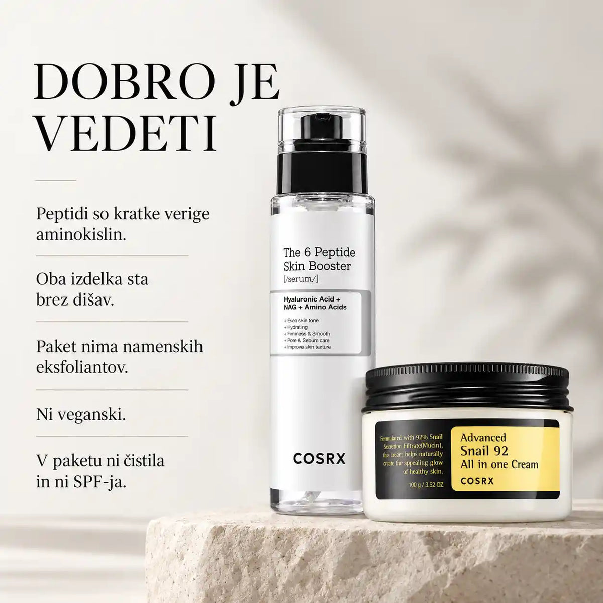 Peptide Duo – 2-koračni komplet s peptidi