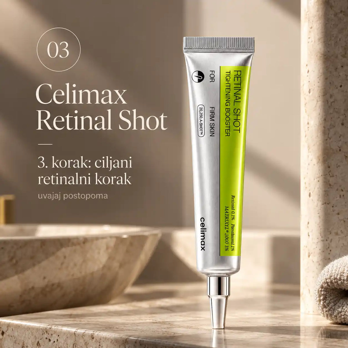 Retinal Renewal – večerna rutina proti staranju z retinalom