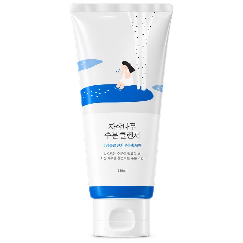 Round Lab – Birch Juice Moisturizing Cleanser vlažilni čistilni gel za obraz 150 ml