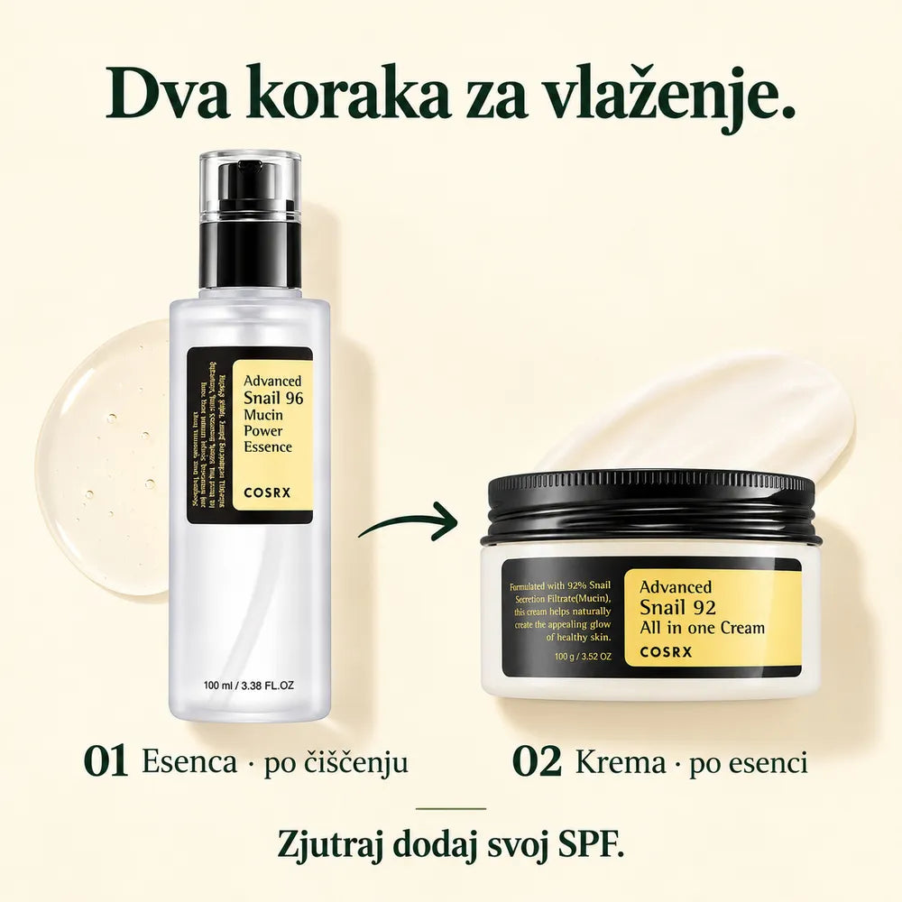 Snail Duo – 2-koračni komplet s polžjim filtratom