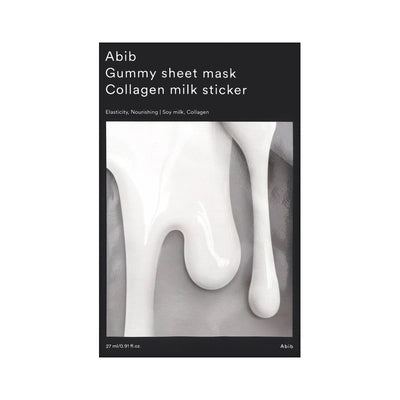 Abib Gummy maska v obliki tkanine Collagen Milk Sticker 27 ml