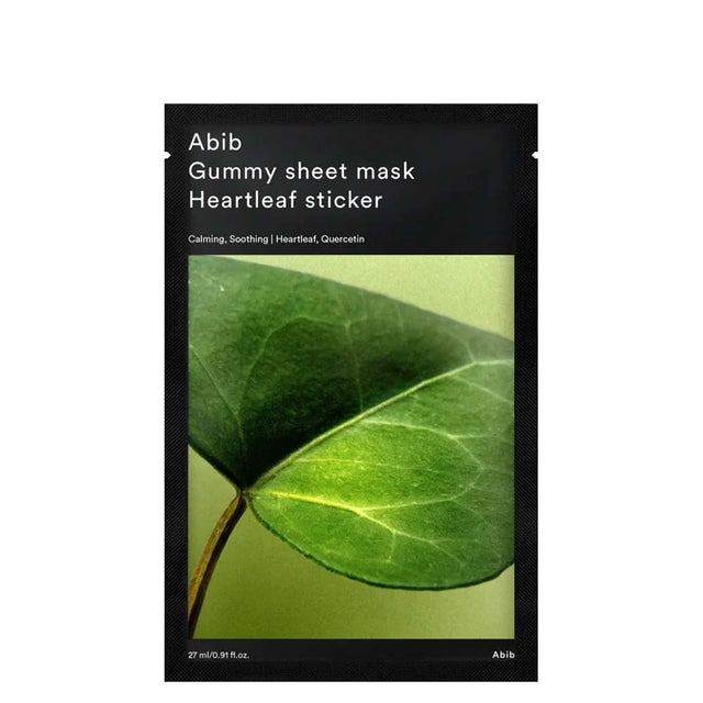 Abib Gummy maska v obliki tkanine Heartleaf Sticker 27 ml