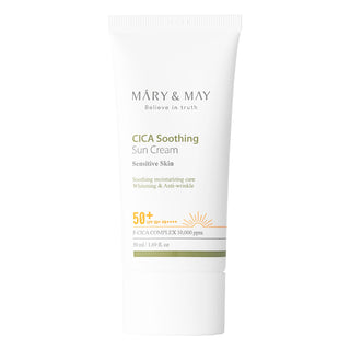 Mary&May – Cica pomirjujoča vlažilna krema za sončenje SPF50+/PA++++