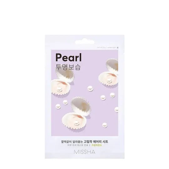 Missha Airy Fit posvetlitvena maska v obliki tkanine Pearl 19 g